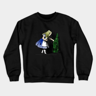 Alice In The Matrix Crewneck Sweatshirt